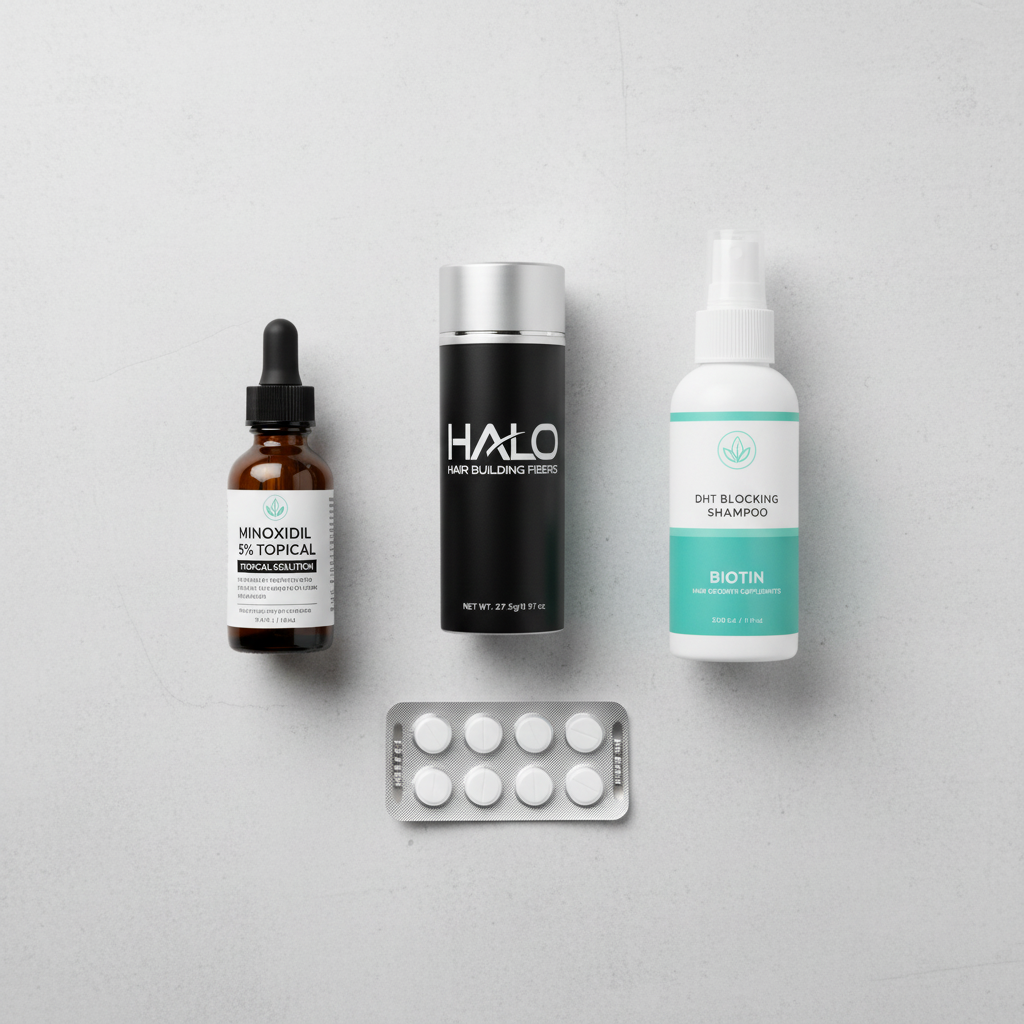 Comparison of different hair loss solutions